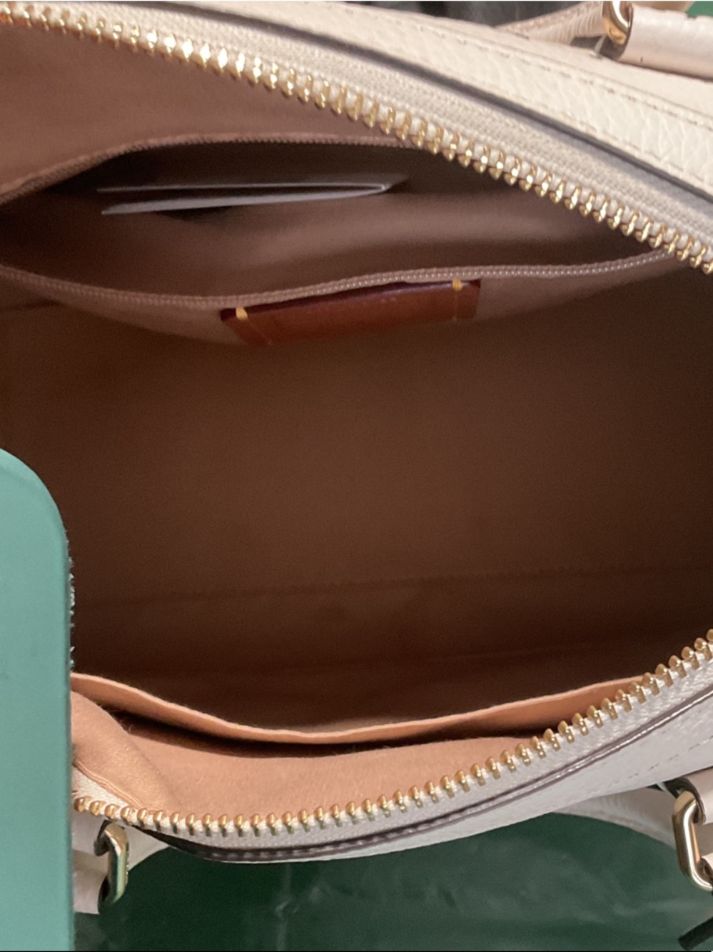 Coach Rowen Cream Leather Doodle Satchel with Floral and Butterfly Accents - Picture 5 of 13